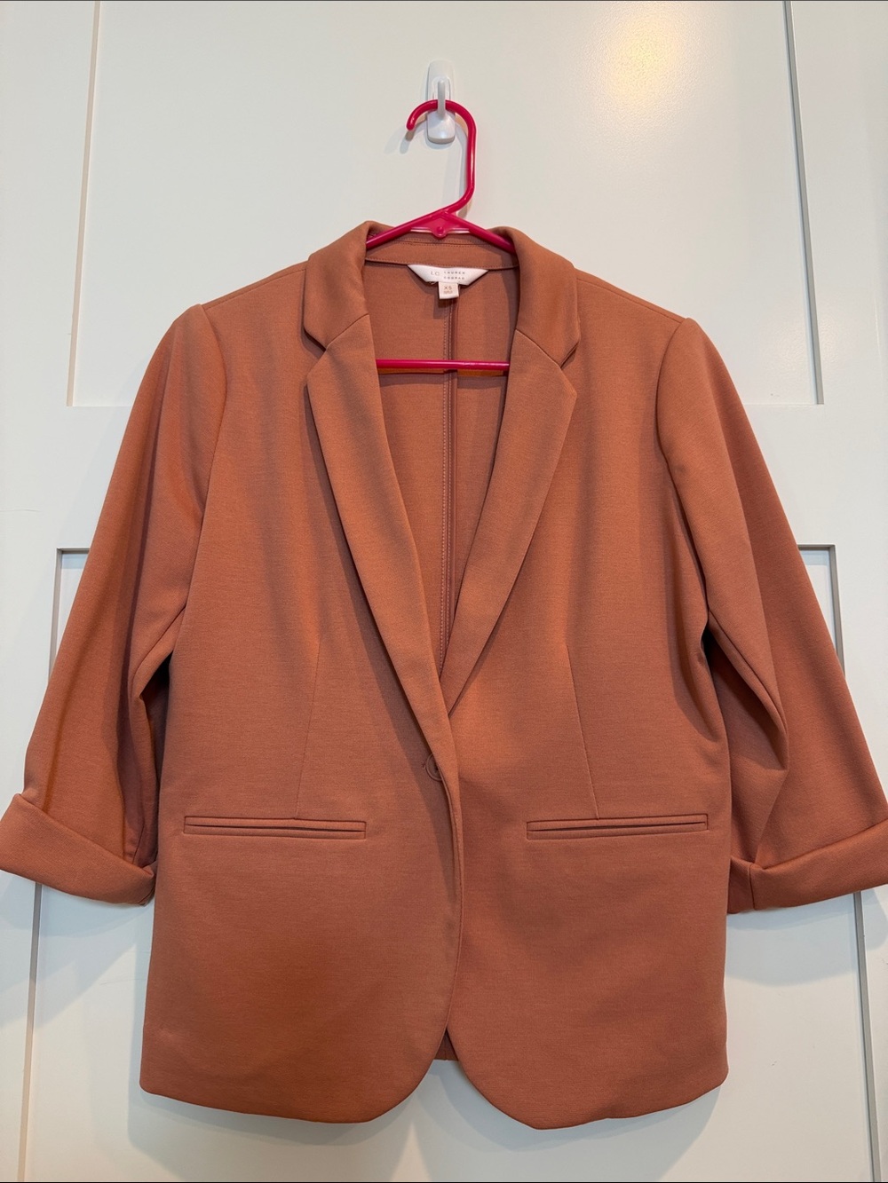 LC Lauren Conrad Rust-Colored Blazer Jacket